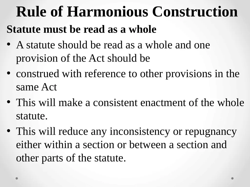 Interpretation Of Statutes -Anusha M V Assistant - slide 47 of 60