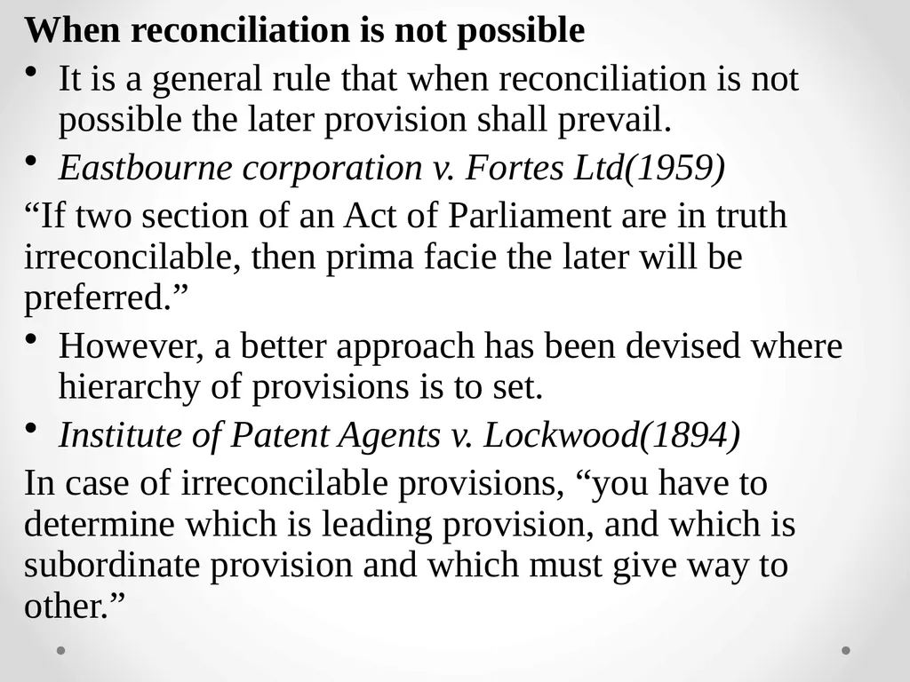 Interpretation Of Statutes -Anusha M V Assistant - slide 54 of 60