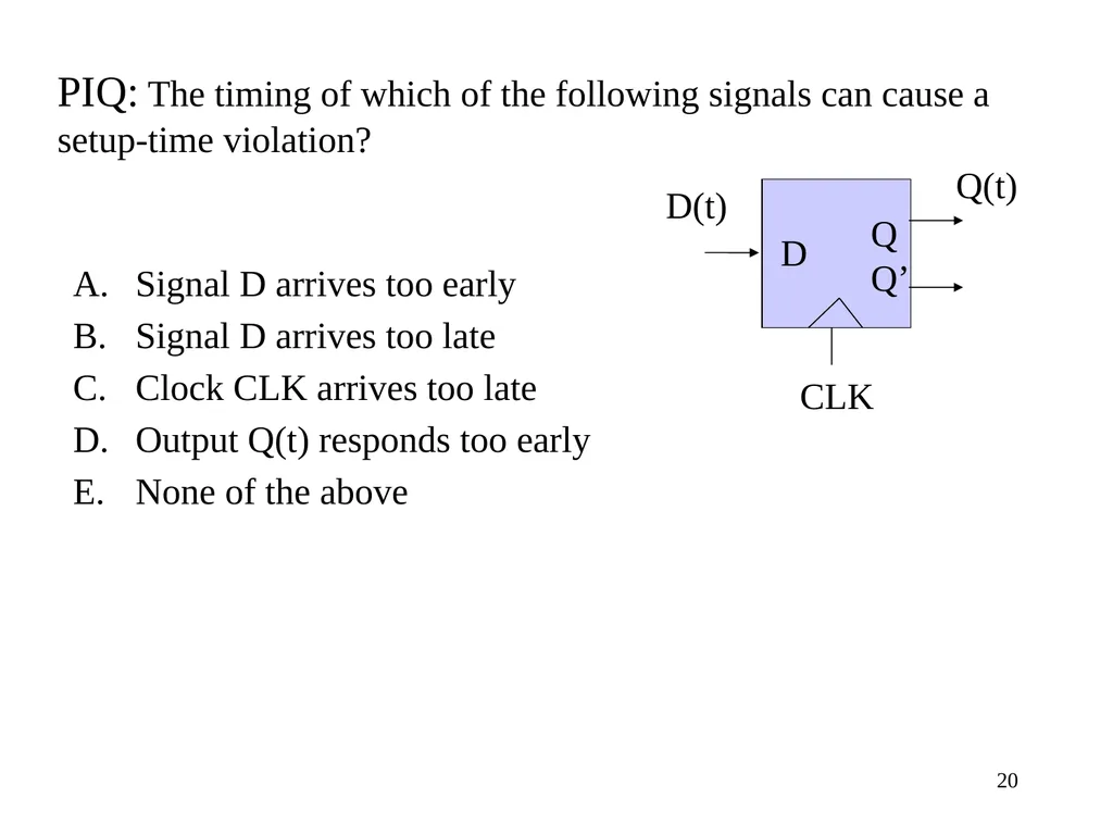 CSE 140: Components and Design Techniques for - slide 20 of 46