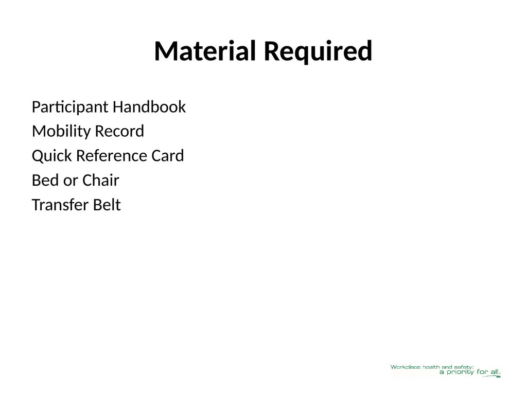 Client Mobility Risk Assessment SASWH acknowledges - slide 2 of 31