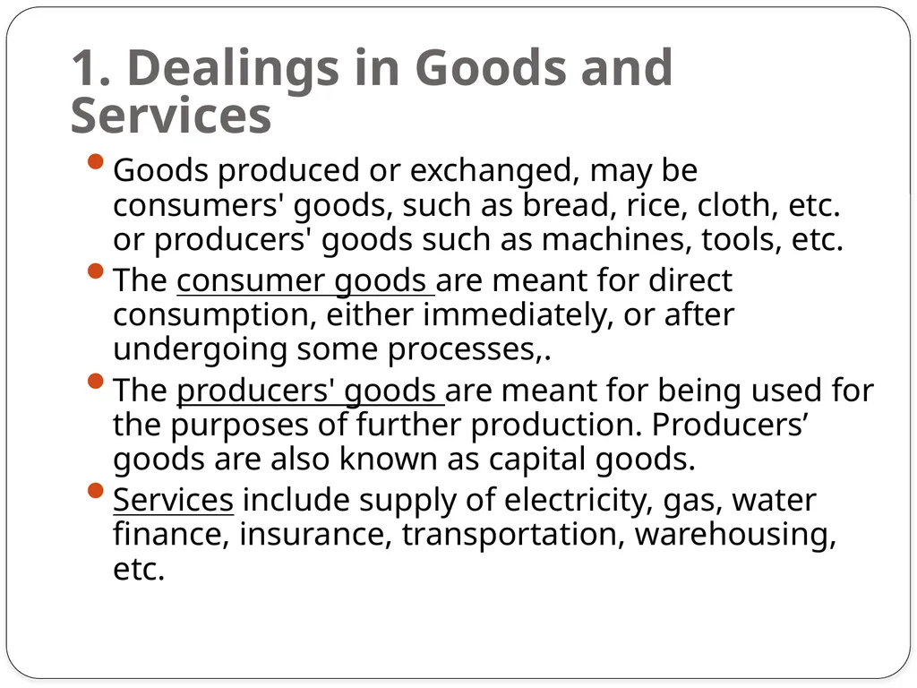 Business Environment Chapter : 1 Business - slide 6 of 61