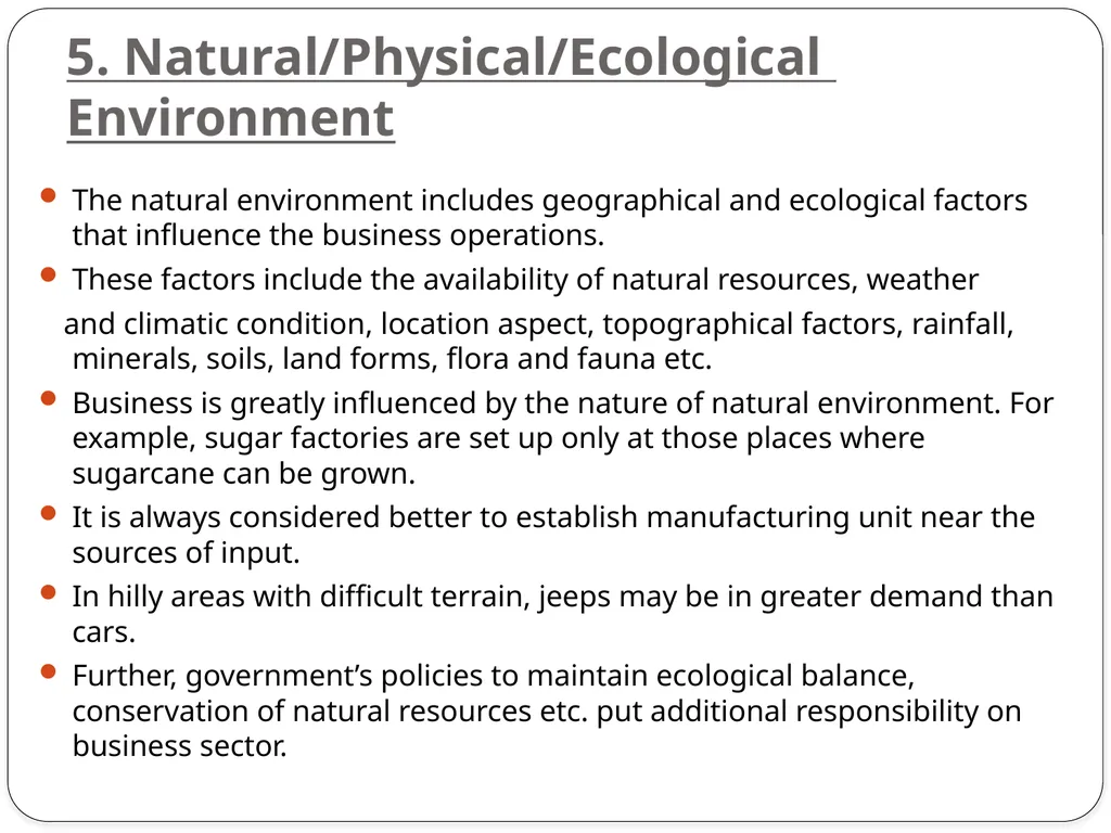 Business Environment Chapter : 1 Business - slide 53 of 61
