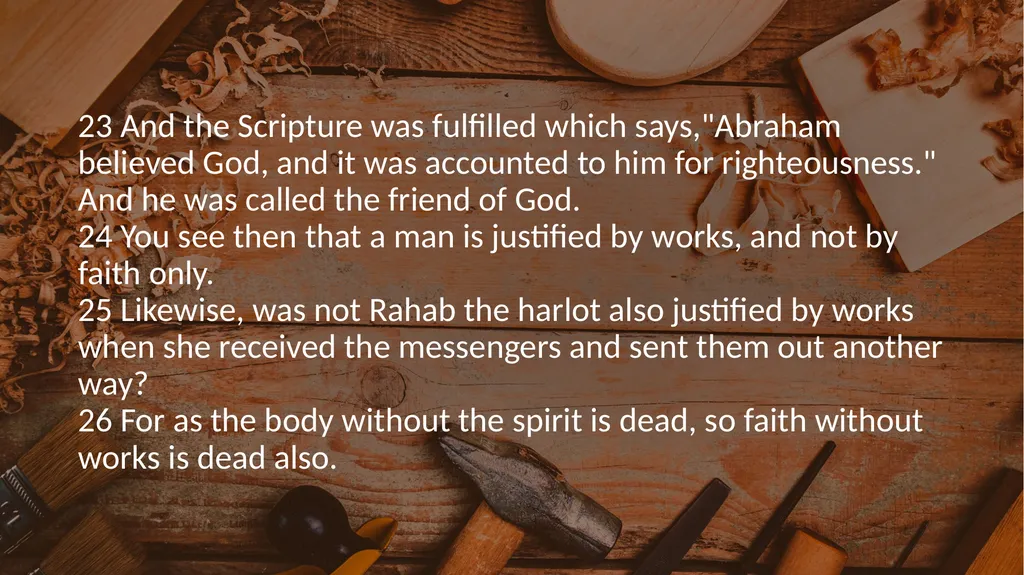 No Preferential Treatment (2:1-9) 1 My brethren, - slide 9 of 9