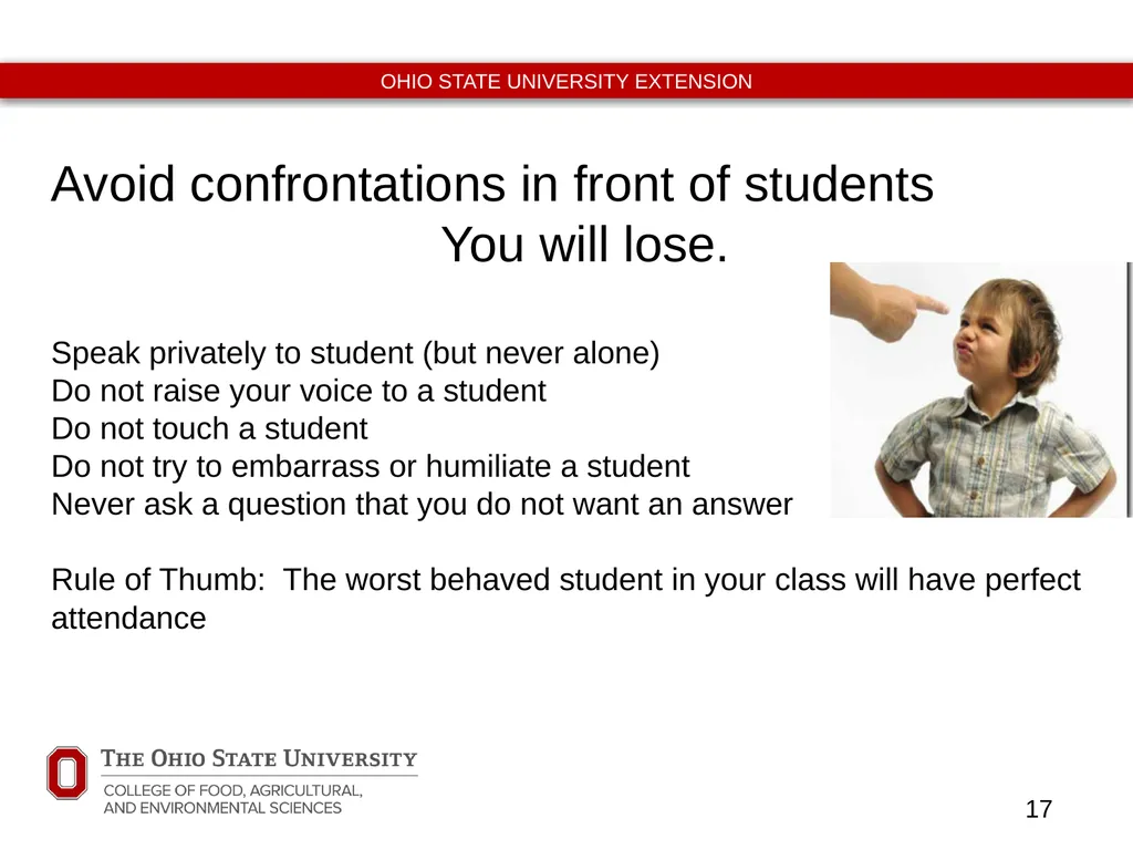 Never Let Them See You Sweat Classroom Management - slide 17 of 53