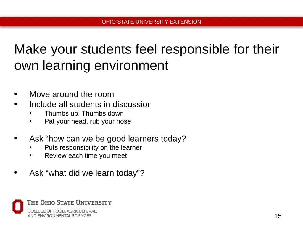 Never Let Them See You Sweat Classroom Management - slide 15 of 53
