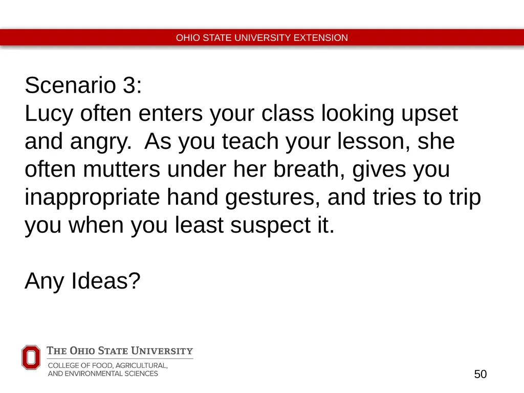 Never Let Them See You Sweat Classroom Management - slide 50 of 53