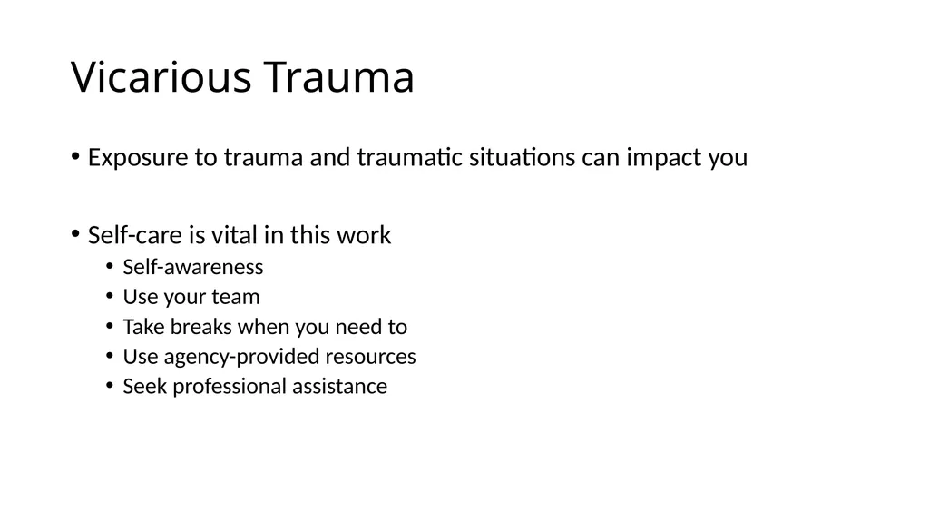 Crisis Intervention Crisis – an event where a - slide 16 of 17