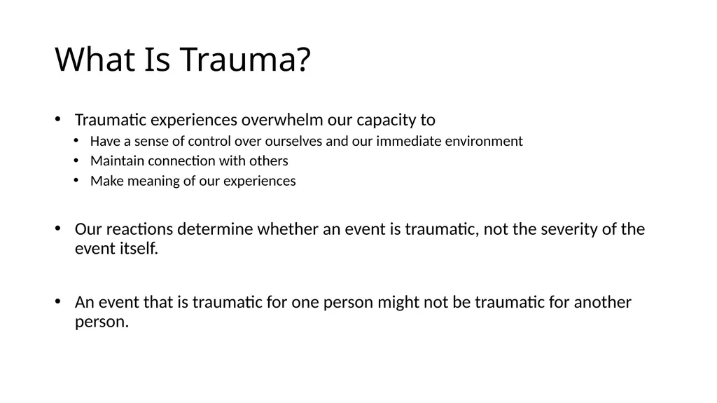 Crisis Intervention Crisis – an event where a - slide 3 of 17