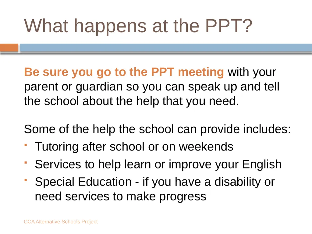 Is your school trying to force you to leave? - slide 10 of 18