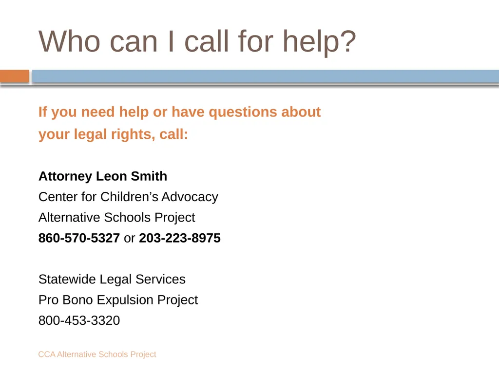 Is your school trying to force you to leave? - slide 18 of 18