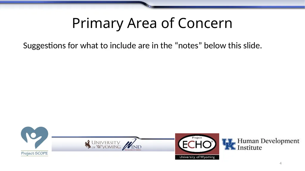 Instructions for Case Study Presenters Thank you - slide 4 of 7