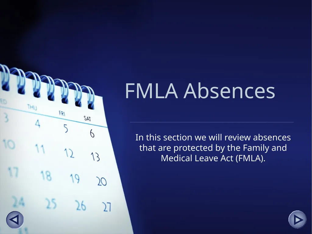 Absence Management for Supervisors An online - slide 27 of 38