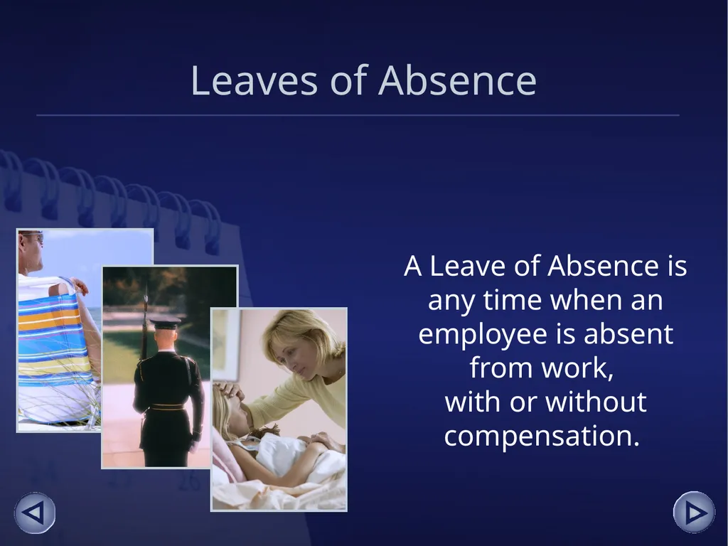 Absence Management for Supervisors An online - slide 18 of 38