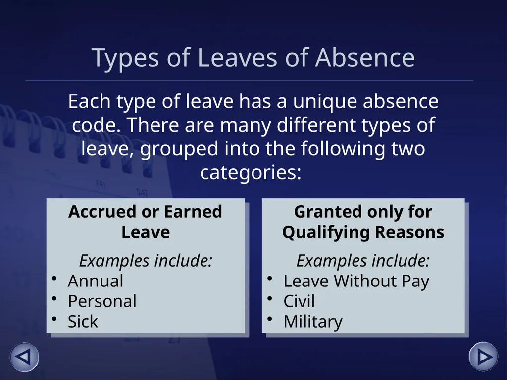 Absence Management for Supervisors An online - slide 20 of 38