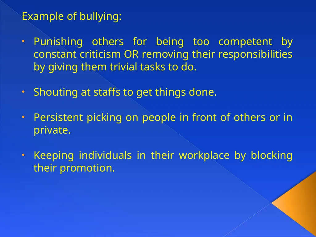 ANTI-HARASSMENT GUIDELINES Aim: What constitutes - slide 13 of 18
