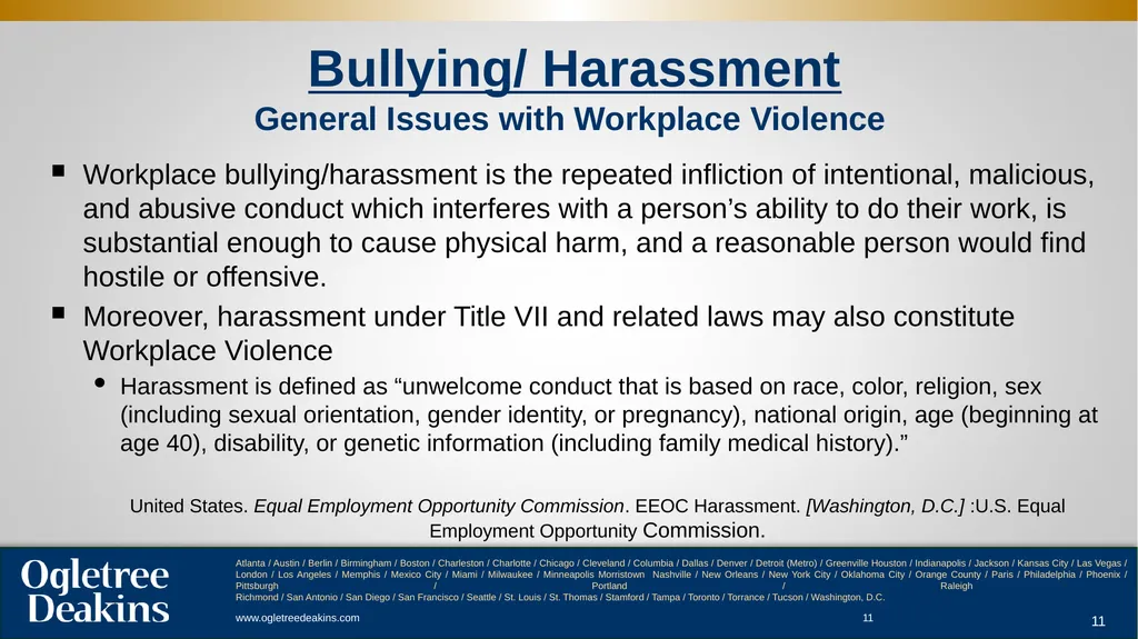 Workplace Violence ACC Presentation . - slide 11 of 29