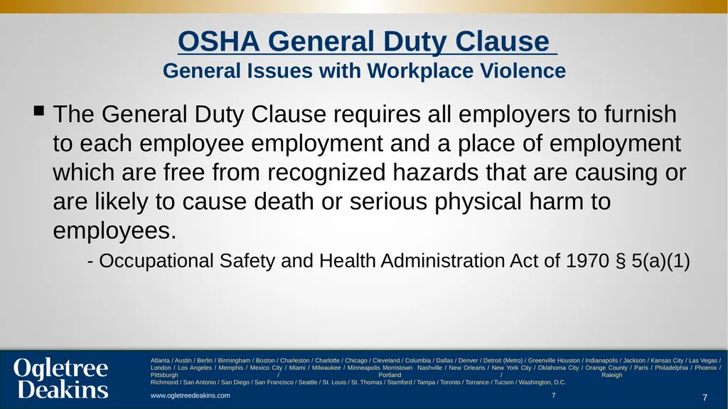 Workplace Violence ACC Presentation . - slide 7 of 29
