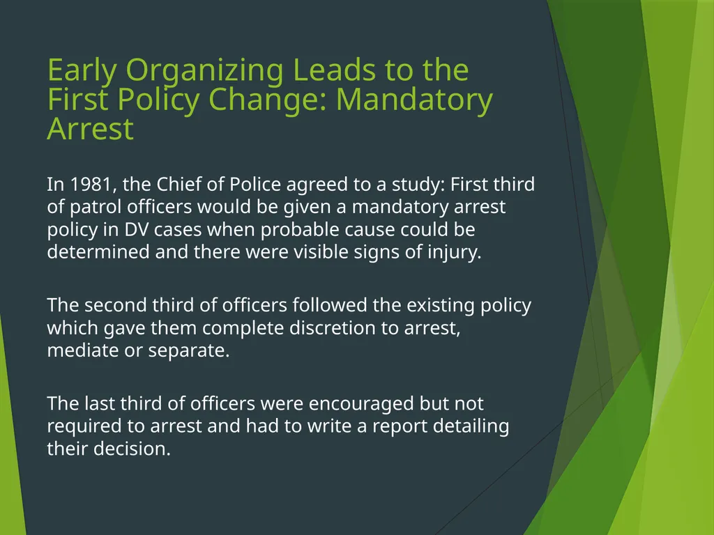 The Duluth Model, Coordinated Community Response - slide 5 of 31