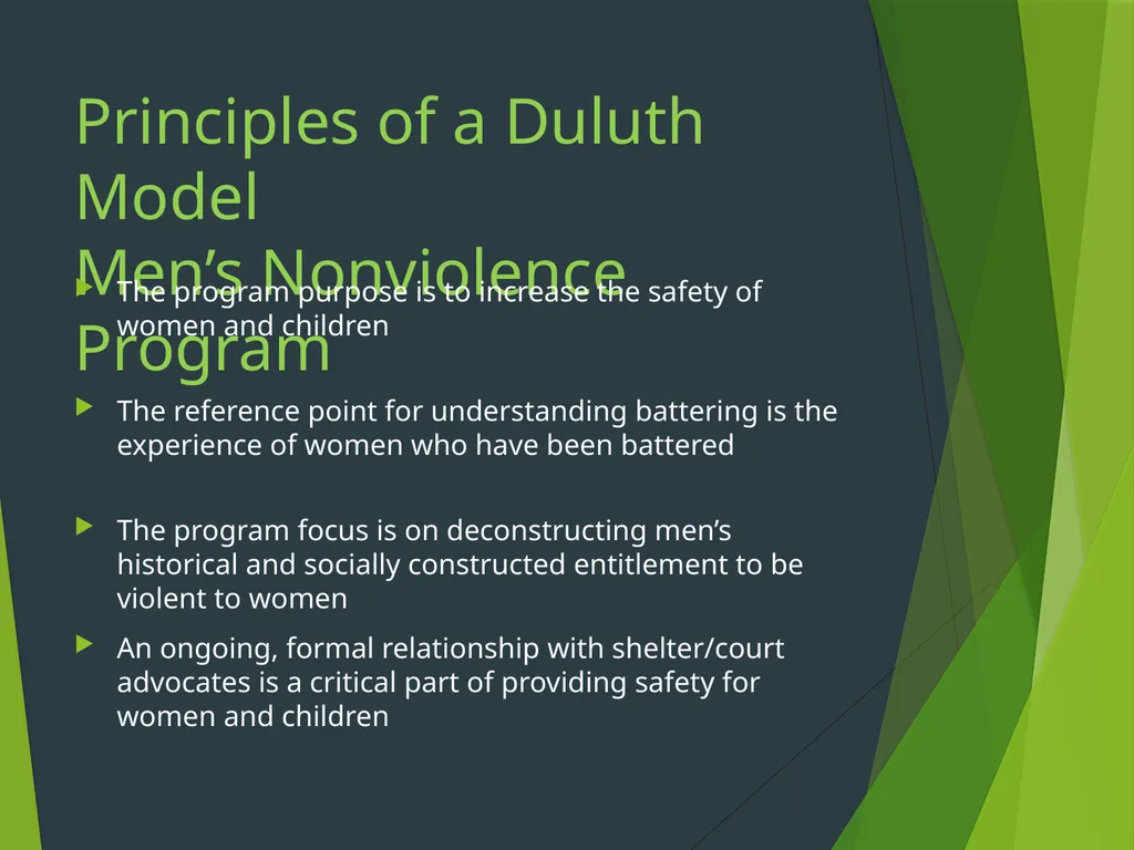 The Duluth Model, Coordinated Community Response - slide 28 of 31