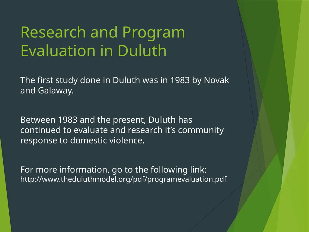 The Duluth Model, Coordinated Community Response - slide 21 of 31