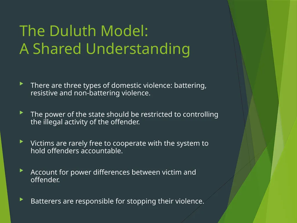 The Duluth Model, Coordinated Community Response - slide 12 of 31