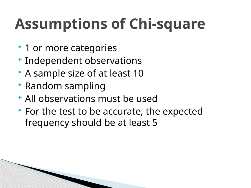 Chi-Square Test Karl Pearson introduced Chi-Square - slide 7 of 28