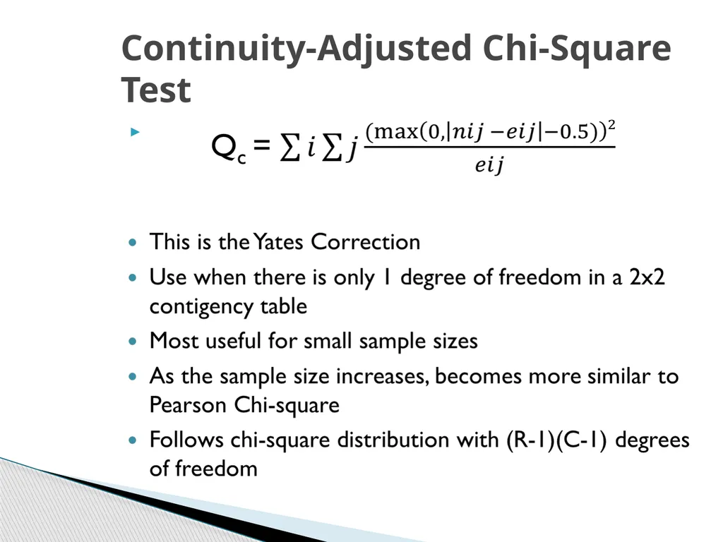 Chi-Square Test Karl Pearson introduced Chi-Square - slide 24 of 28
