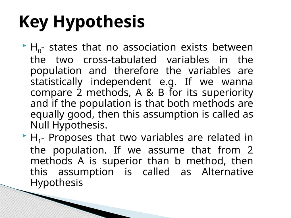 Chi-Square Test Karl Pearson introduced Chi-Square - slide 5 of 28