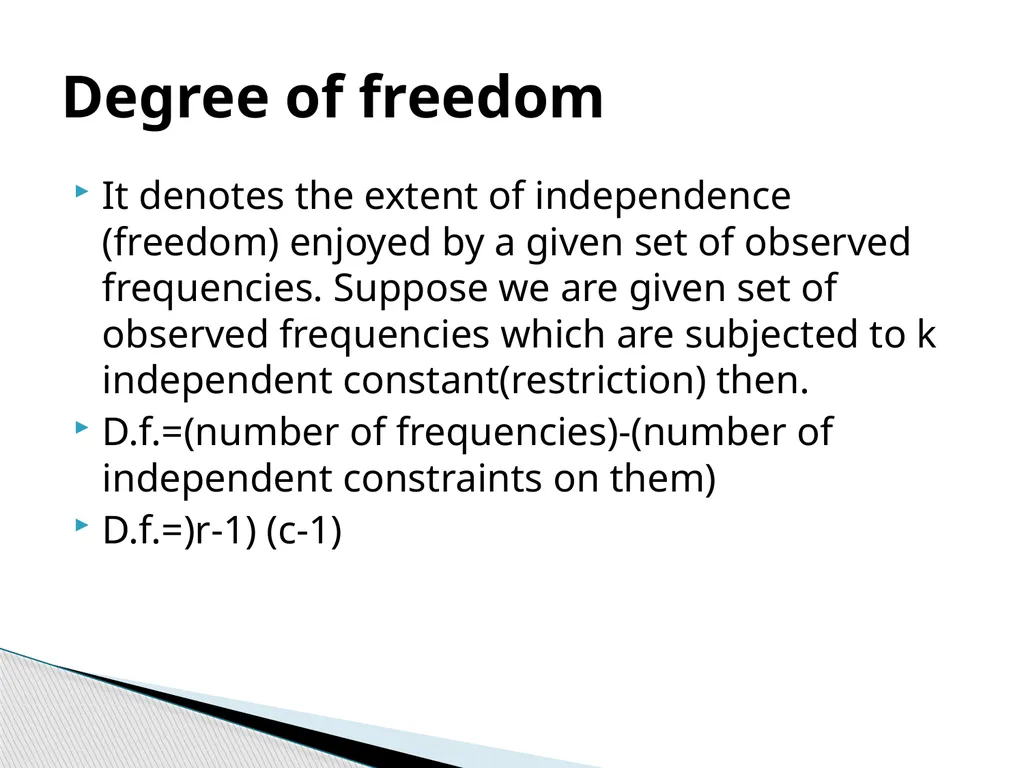 Chi-Square Test Karl Pearson introduced Chi-Square - slide 6 of 28