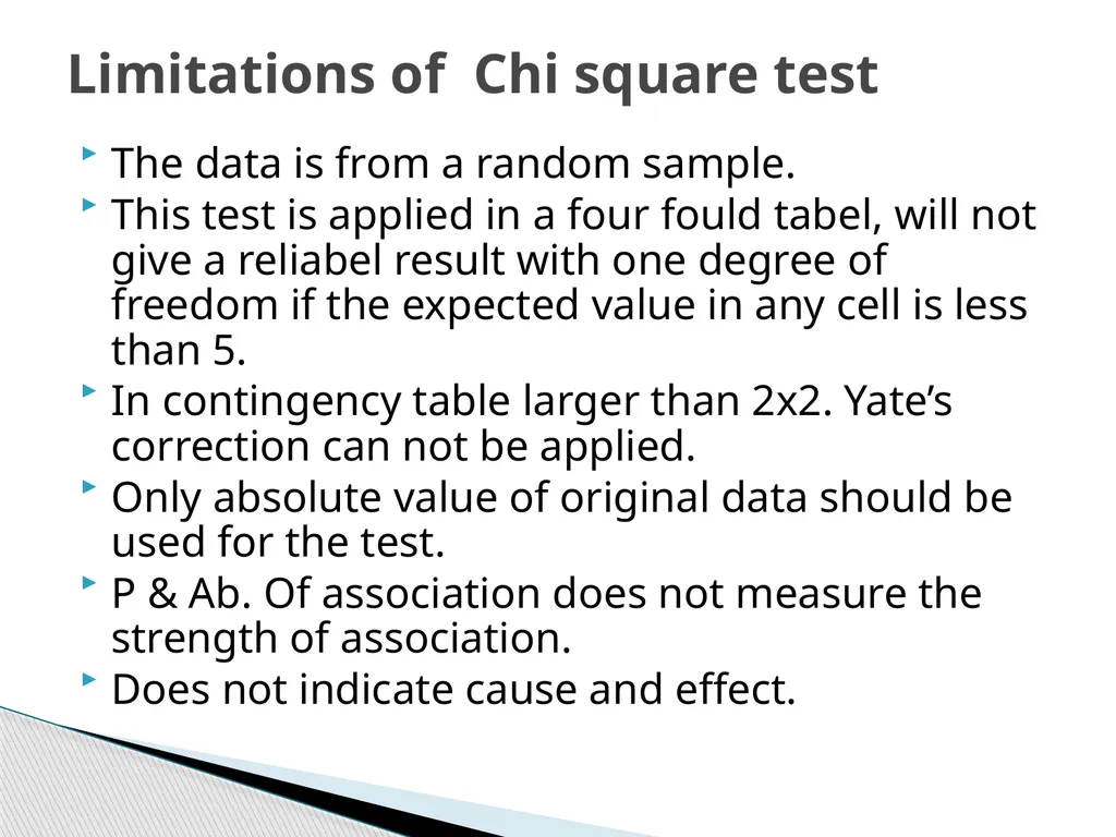 Chi-Square Test Karl Pearson introduced Chi-Square - slide 28 of 28