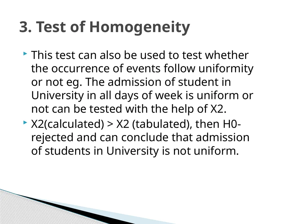 Chi-Square Test Karl Pearson introduced Chi-Square - slide 20 of 28