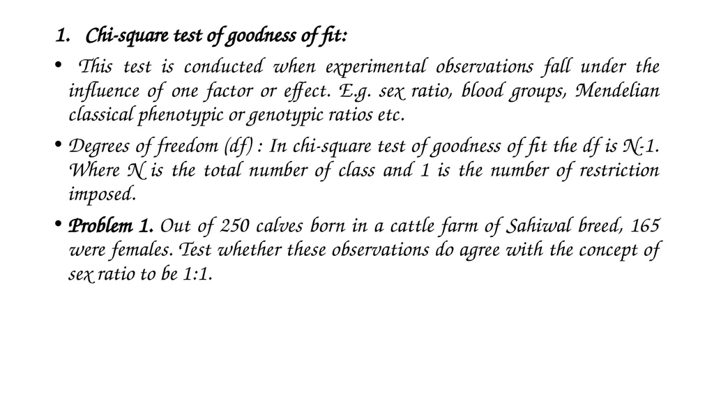 ANIMAL GENETICS & BREEDING UNIT – I Biostatistics - slide 7 of 25