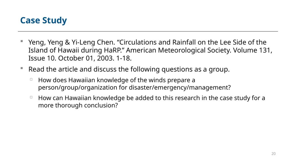 Module #8 Hawaiian Wind Names and Emergency - slide 20 of 22