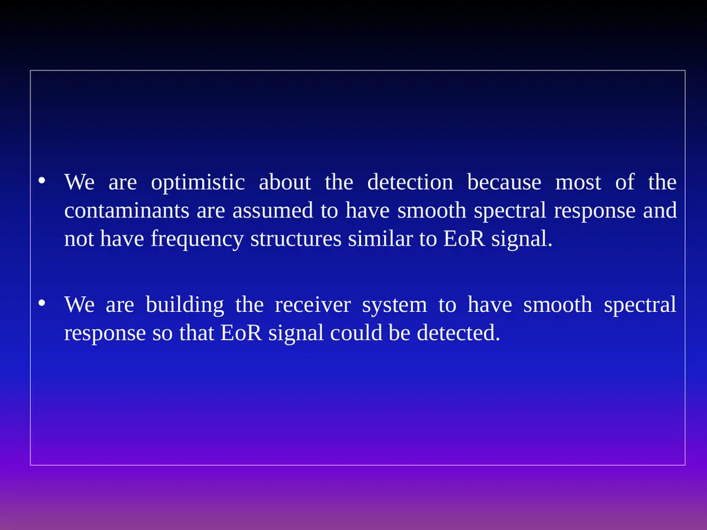 AUSTRALIA-INDIA RESEARCH & DEVELOPMENT IN RADIO - slide 6 of 18
