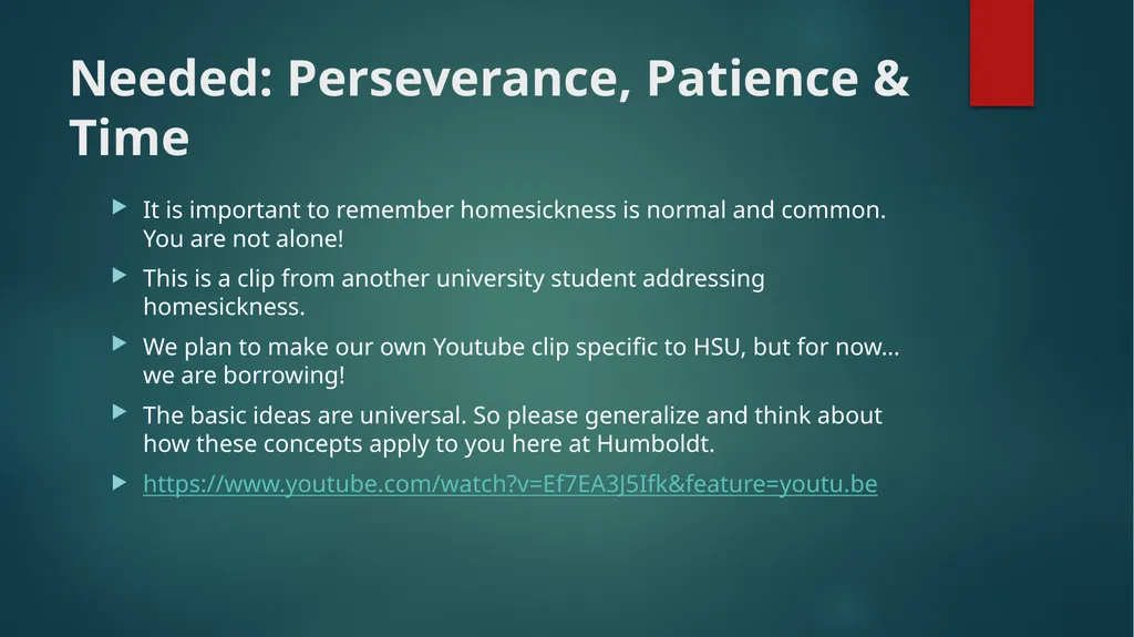 Homesickness Homesickness It can hit you as soon - slide 6 of 23