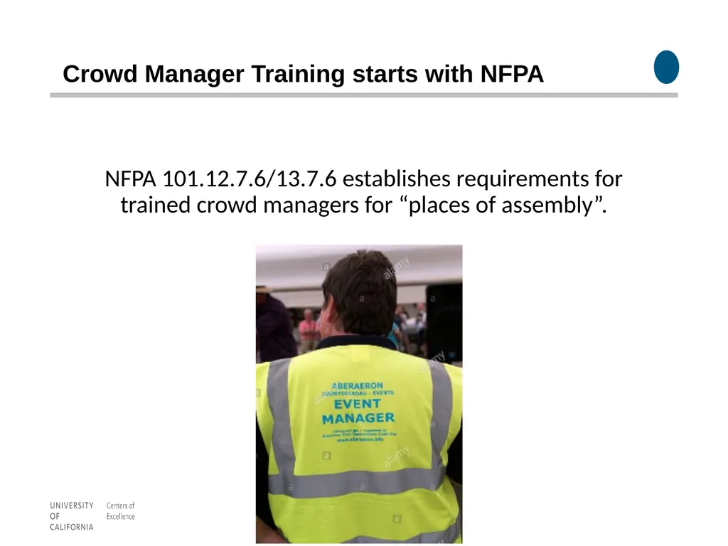 Crowd Management Tracy Stark What is a Crowd - slide 5 of 13