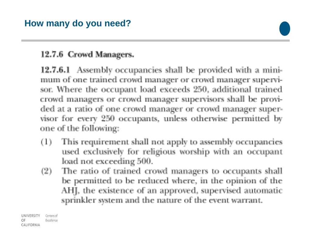 Crowd Management Tracy Stark What is a Crowd - slide 6 of 13