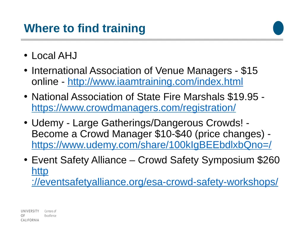 Crowd Management Tracy Stark What is a Crowd - slide 12 of 13
