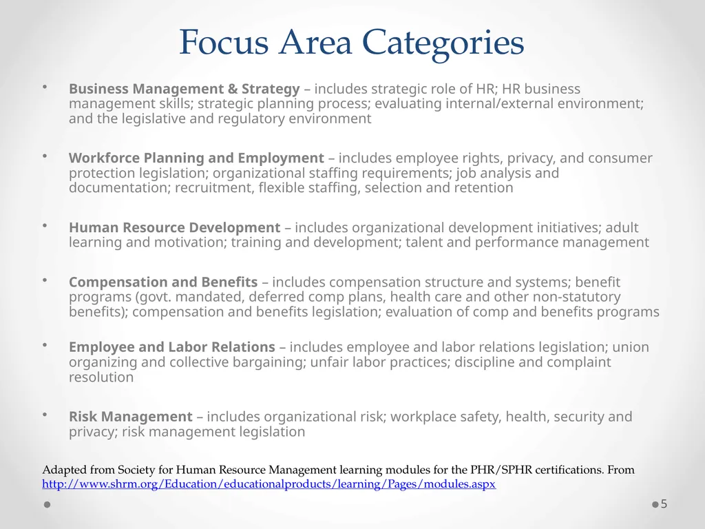 Environmental Scan State Human Resources Division - slide 5 of 14