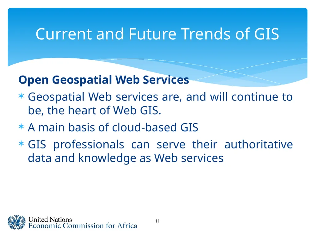 Geospatial Technology Evolution and Future Trends - slide 11 of 13
