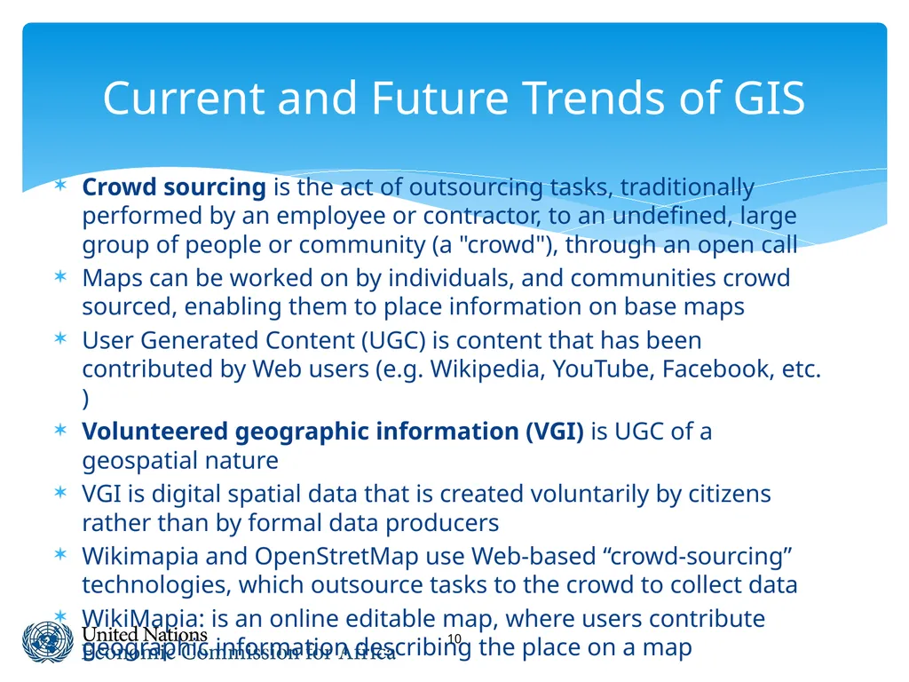 Geospatial Technology Evolution and Future Trends - slide 10 of 13