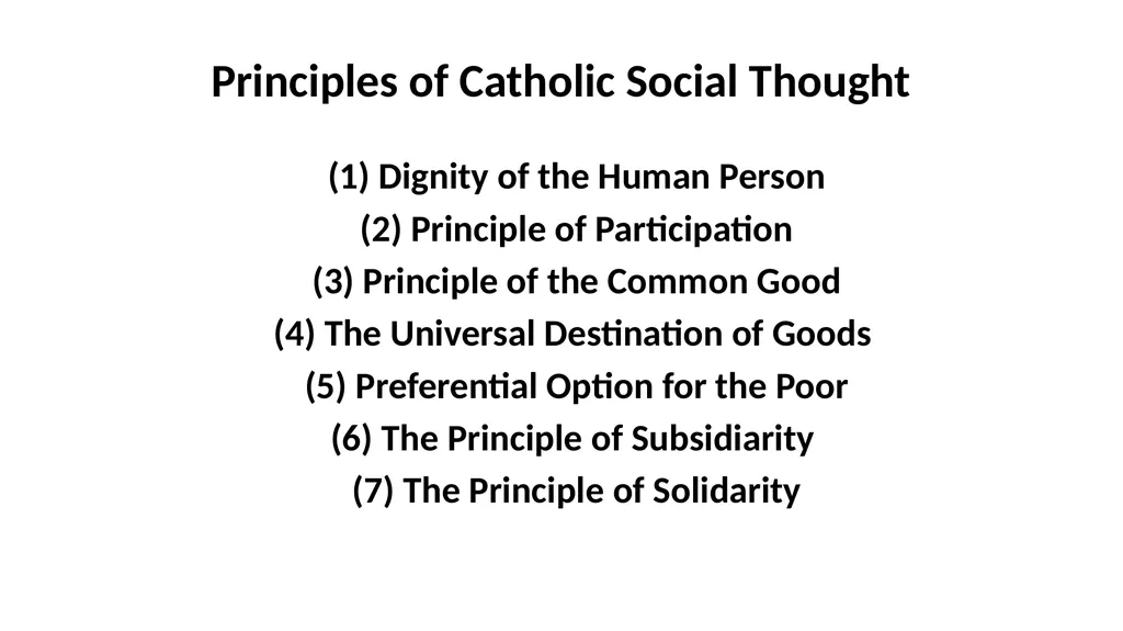 Promoting Good Wealth: CST and the link between - slide 13 of 18