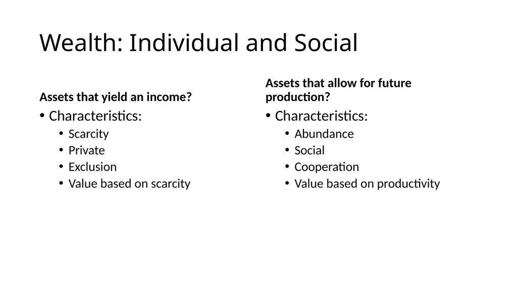 Promoting Good Wealth: CST and the link between - slide 7 of 18
