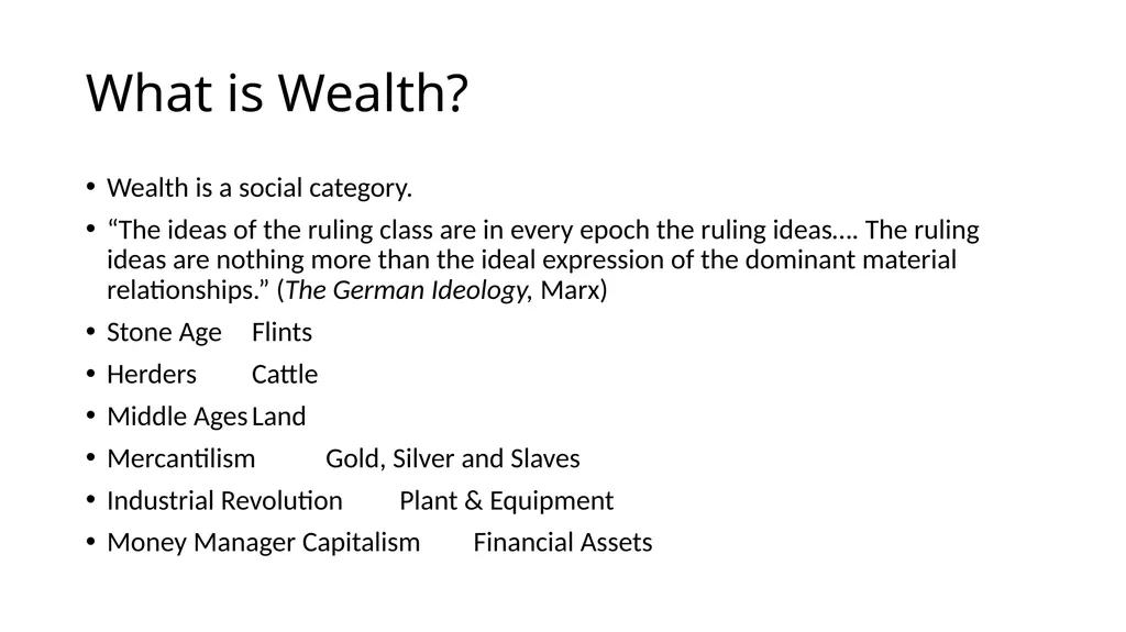 Promoting Good Wealth: CST and the link between - slide 5 of 18