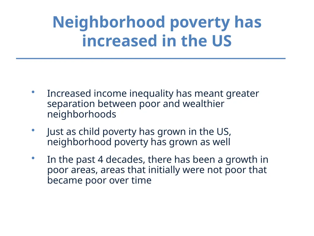 Inequality and Children’s Life Chances Mary Clare - slide 32 of 41