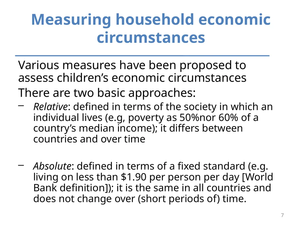 Inequality and Children’s Life Chances Mary Clare - slide 7 of 41