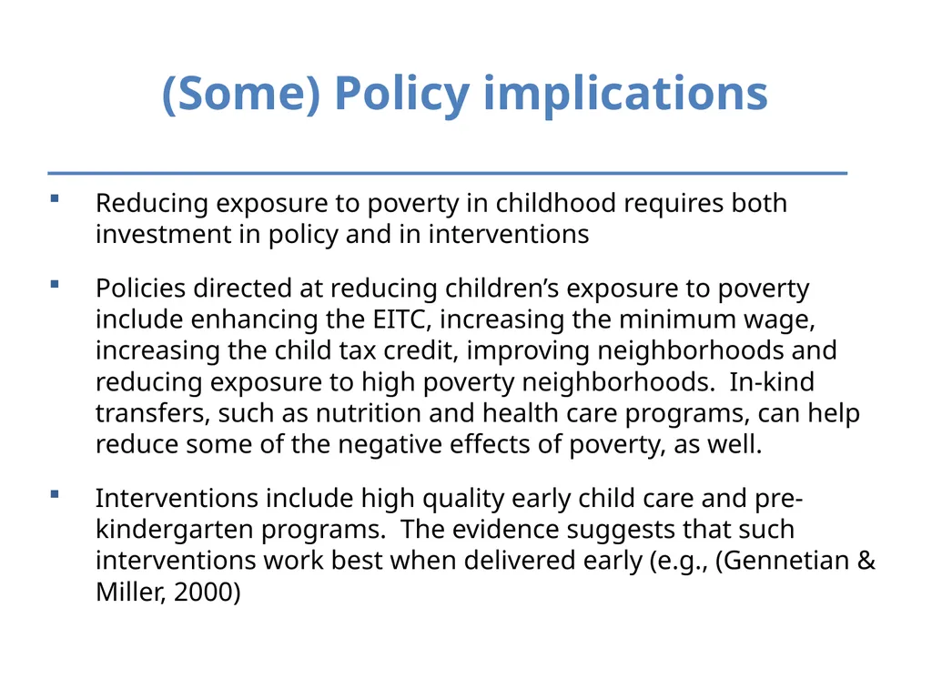 Inequality and Children’s Life Chances Mary Clare - slide 39 of 41