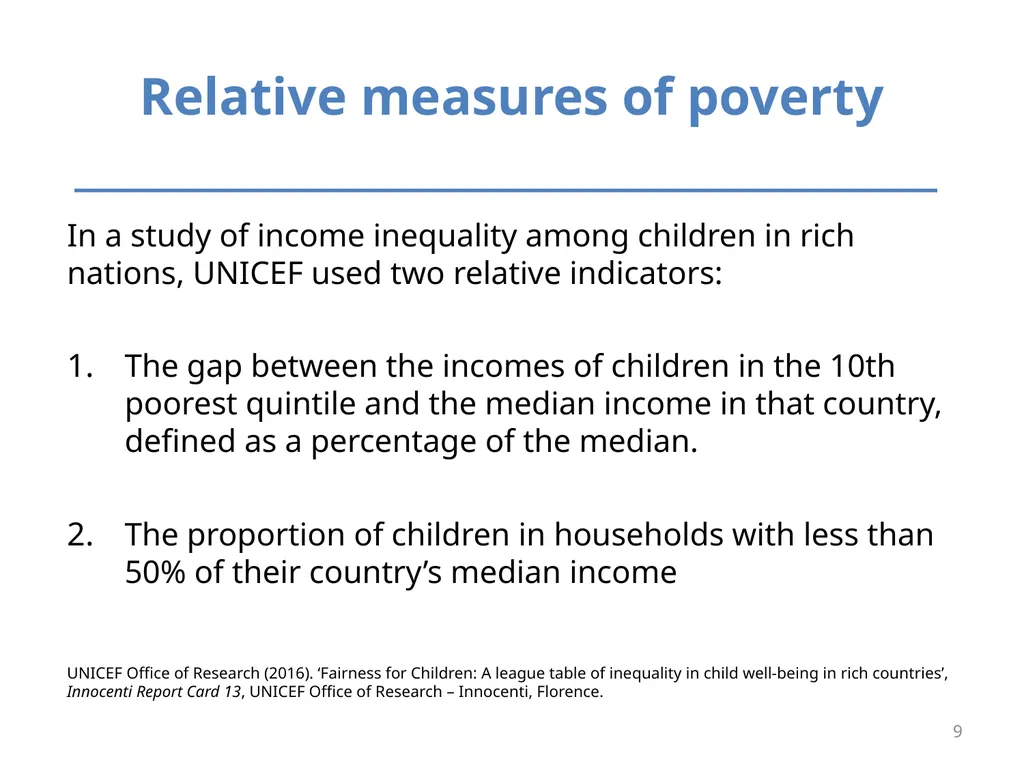 Inequality and Children’s Life Chances Mary Clare - slide 9 of 41