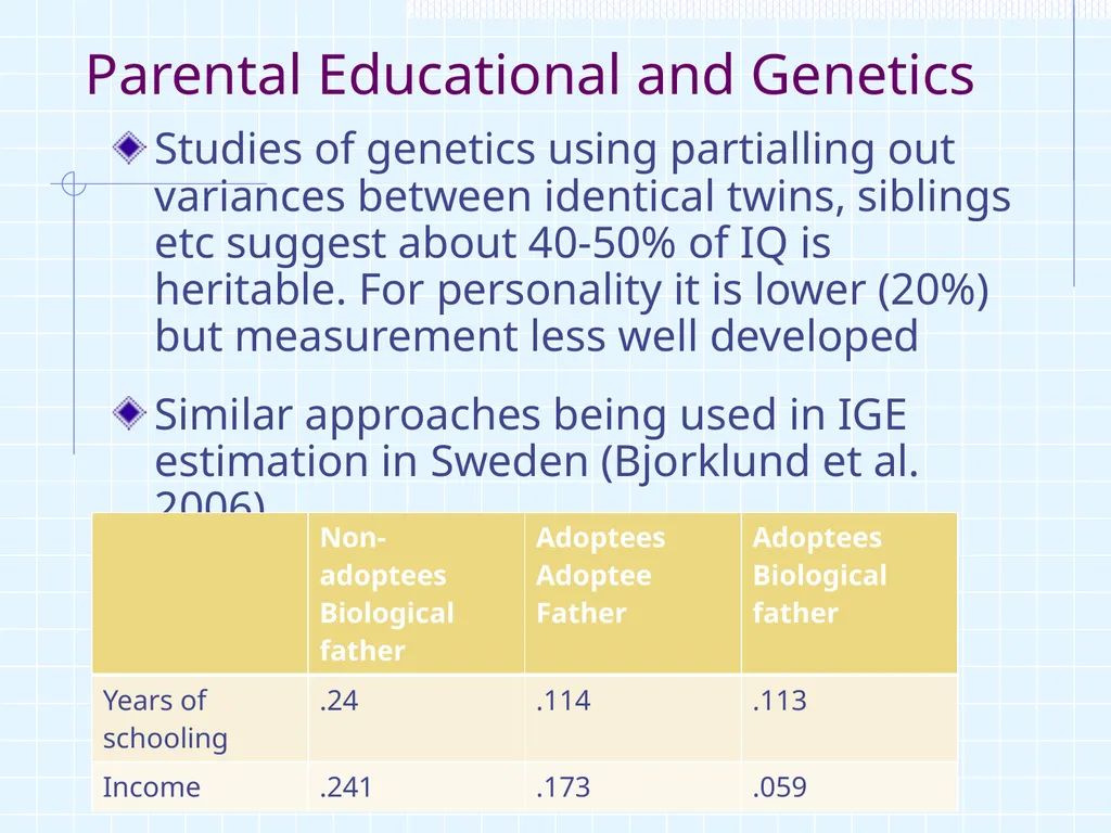 1 ‘Intergenerational Mobility in UK, life chances - slide 17 of 28
