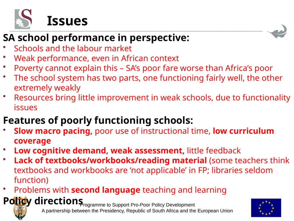 Low quality education as a poverty trap – - slide 6 of 9